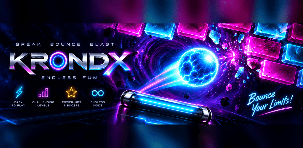 KRONDX — Break, Bounce, Blast. Bounce Your Limits!